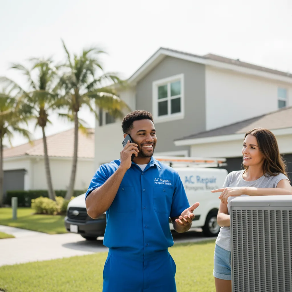 AC Repair Pompano Beach customer support in West Long Branch